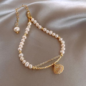 アクセサリー 真珠 ブレスレット 淡水パール 真珠のブレスレット 腕輪 高品質 装飾品 ジュエリー プレゼント 卒業式 結婚式 正規品 zs110の画像5