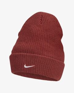 NIKE U NSW BEANIE UTILITY SWOOSH ニット帽 ニットキャップ ビーニー KNIT ニット帽子 ビーニー帽 レッド ラスト