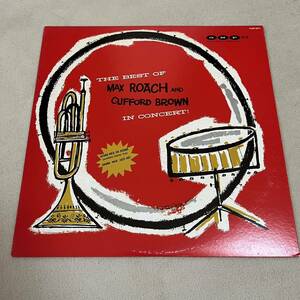 【国内盤】クリフォードブラウン マックスローチ THE BEST OF MAX ROACH AND CLIFFORD BROWN IN CONCERT/LP レコード/K23P 6271/ライナー有