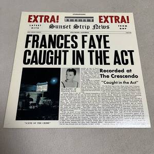 【国内盤】FRANCESFAYE CAUGHT IN THE ACT フランシスフェイ コートインジアクト /LP レコード / KIJJ 2104 / ライナー有 / ジャズボーカル