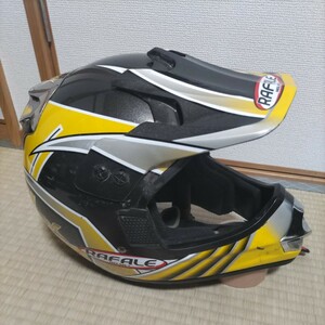 【中古】RAFALE MAGMA オフロード ヘルメット XLサイズ　モトクロス エンデューロ 【検索用】 SHOEI Arai HJC