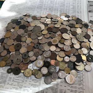 外国硬貨 海外コイン 詰め合わせ 未選別 大量 古銭 約9kg 日本 欧米 アジア 中国 オセアニア 銀貨 世界のコイン おまとめ 1円スタート