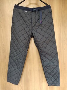 ノースフェイス the north face パープルレーベル PRIMAROFT WEBBING BELT PANTS 光電子 34 ネイビー