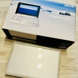 Acer Aspire one series ZG5 Atom N270（1.60GHz）8.9型ワイド ミニノートパソコン PC 動作起動確認済 箱付 used 正規品