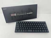 送料無料 HHKB Hacking Keyboard Professional HYBRID Type-S 日本語配列/墨 PD-KB820BS 使用時間短_画像1