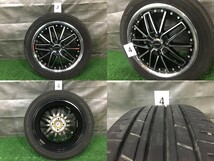 D-T1213 ★ ムーヴコンテ L575S 社外 アルミホイール 4本 MONZA JAPAN WARWIC 15×5.0J オフセット 45 PCD 100 4穴 ハブ径 75㎜ 165/55R15_画像5