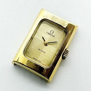 01306 オメガ OMEGA デビル DE VILLE レディース 腕時計 手巻き ゴールドカラー アンティーク ヴィンテージ ケースのみ