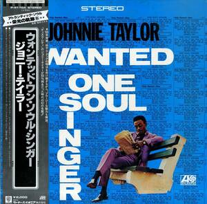 A00580628/LP/ジョニー・テイラー (JOHNNIE TAYLOR)「Wanted One Soul Singer (1980年・P-6170A・ソウル・SOUL・リズムアンドブルース)」