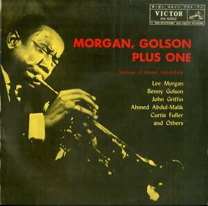 A00579760/LP/リー・モーガン / ベニー・ゴルソン「Morgan Golson Plus One - Musique Of Ahmed Abdul-Malik (1960年・RA-5002・ハードバ