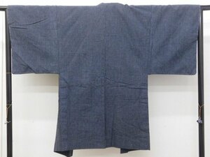 〔楽布〕P27734　昔の　木綿絣　羽織　男物　古布古裂　ｋ