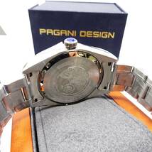 送料無料・新品〓 PAGANI DESIGN・パガーニデザイン・オマージュウォッチ腕時計 機械式NH35Ａ・ PD-1692・SUS316Lフルステンレス製モデル _画像5