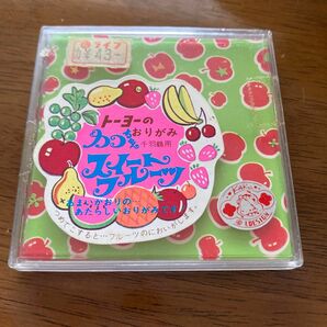 カコちゃん折り紙　りんご　香りつき　未開封　トーヨー