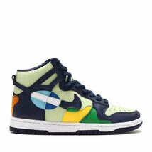 新品未使用 NIKE ダンク【29cm】定価15950円 W DUNK HIGH LX ナイキ ハイカット 天然皮革 スニーカー 靴 レザー 7575 HI マルチカラー_画像4