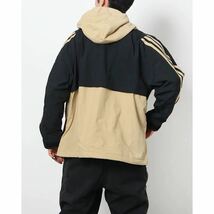 新品未使用 adidas ナイロン ジャケット【XL】定価10989円 アディダス O ベージュ マウンテン パーカー 上着 ジャージ 5905 アウター 黒_画像9