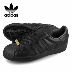  new goods unused adidas super Star [30cm] regular price 16500 jpy leather original leather sneakers Adidas superstar super star 0026 shoes shoes black gold 