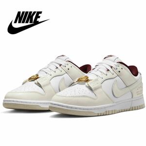 新品未使用 ナイキ DUNK LOW【28cm】定価14300円 NIKE ダンク ロー just do it スニーカー ローカット 靴 1160 白 シューズ