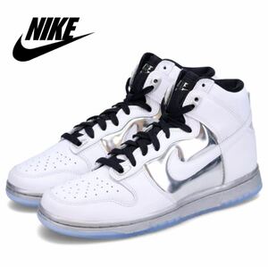  новый товар не использовался NIKE Dunk высокий [27.5cm] обычная цена 16500 иен DUNK HIGH Nike HI - ikatto обувь спортивные туфли 5928 белый обувь серебряно-металлический 