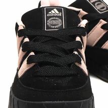 新品未使用 adidas アディマティック【30cm】ADIMATIC レザー スエード アディダス スニーカー 靴 ブラック 黒 2092 シューズ スケート_画像9