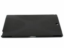 SONY Xperia Z3 tablet compact さらさらTPUケース#ブラック_画像3