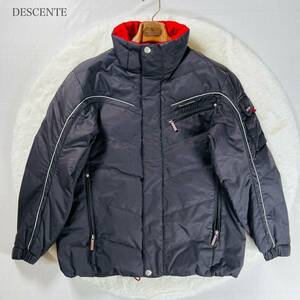 【美品】 極暖 軽量 DESCENTE デサント ダウンジャケット ブラック Lサイズ