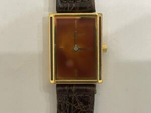 【22479】S.T.Dupont デュポン クォーツ 都彭 純正革ベルト 腕時計 クオーツ