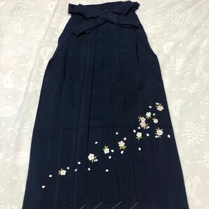 紺桜刺繍袴　二尺袖　振袖　卒業式　成人式　発表会　舞台衣装