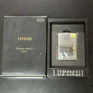 zippo Lupin the third Escape version ルパン三世 リボルバー 立体メタル 年代物 2002年製 BANPRESTO 側面刻印 エスケープ 次元大介