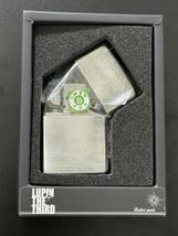 zippo LUPIN THE THIRD Bullet Mark トリック 次元大介 2003年製 ルパン三世 立体メタル UNIFIVE デットストック 専用ケース 保証書_画像4