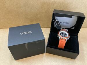 展示品 シチズン プロマスター エコドライブ JR4061-18E メンズ腕時計 オレンジ 未使用品