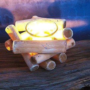 [ driftwood manner pedestal ] candle holder set .. fire manner .. establish interior indirect lighting .. romance сhick Northern Europe manner outdoor present 