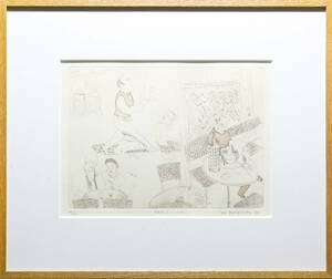 [Paris-water]/ Yamamoto shape ./ copperplate engraving / '89 / limitation 30 part / etching / amount / autograph autograph 