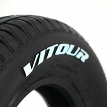 送料無料 ☆ VITOUR TIRE TURBO R-279 165/70R12 タイヤ ヴィツァー 新品 未使用 4本セット 12インチ ホワイトレター ☆_画像7