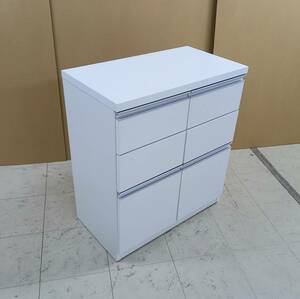  unused with translation square cabinet width 73 drawing out type white Brown square storage cabinet kitchen storage shelves kitchen storage storage furniture 