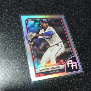 【WBC】MLB topps world baseball classic wbc MARCUS STROMAN プエルトリコ