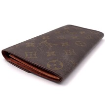 apf409☆100円スタート・難有【LOUIS VUITTON/ルイ・ヴィトン】旧型 ポルトフォイユサラ 長財布 約10.5×18.5cm■51B17_画像4