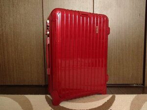 【リモワ RIMOWA】 サルサデラックス(SALSA DX) 853.52 レッド★美品!!★