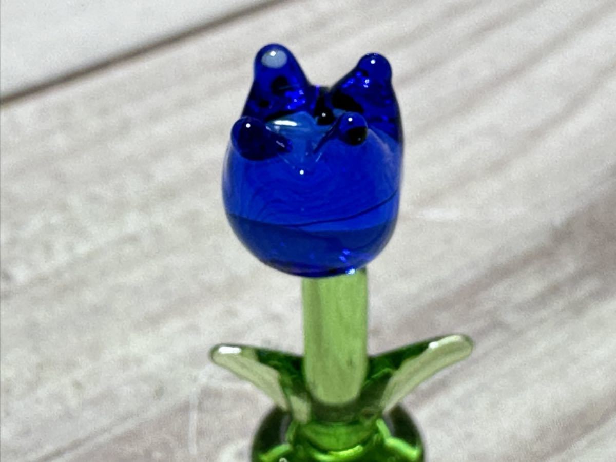 ★Miniature glasswork★Tulips [CB], Handmade items, interior, miscellaneous goods, ornament, object