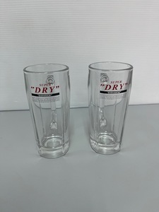 中古品　スーパードライ　ビールジョッキ　2個セット　（中ジョッキ）