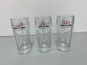 中古品　スーパードライ　ビールジョッキ　3個セット　（中ジョッキ）