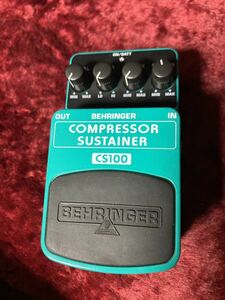 BEHRINGER COMPRESSOR SUSTAINER CS100 ベリンガー コンプ