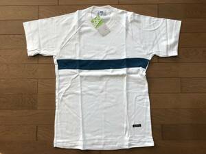 当時物　未使用　デッドストック　アシックス　ジェレンク　半袖Tシャツ　クールネック　体操服　サイズ：L　　HF866