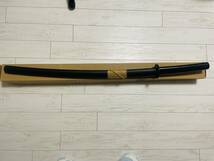 【新品・未使用】模造刀(木刀) 102cm (黒色)_画像2