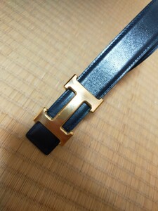 エルメス　HERMES　メンズ　レディース　リバーシブル　バックル　ベルト　65 サイズ　小さいサイズ　細身　S　XS