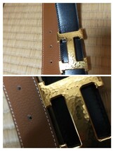 エルメス　HERMES　メンズ　レディース　リバーシブル　マルトレ　バックル　ゴールド　M　Ｌ　サイズ　ベルト_画像6