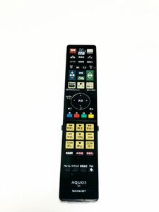 送料無料　純正品　SHARP(シャープ)■ AQUOS BD リモコン GA908PA 動作品　対応　BD-HDS63 BD-HDS65 BD-HDW63 BD-HDW65