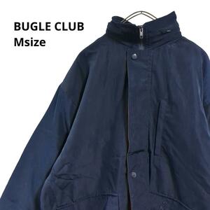 BUGLE CLUB　マウンテンパーカー　中綿ポリ　紺　秋冬　メンズM b27