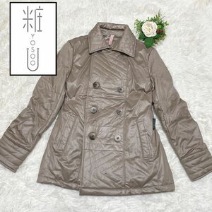 【新品未使用】YOSOOU ダウンコート ベージュ Lサイズ