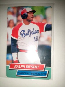 Bryant 95 Calbie Professional Baseball Chips Редкий блок № 147 Kintetsu Buffaloes