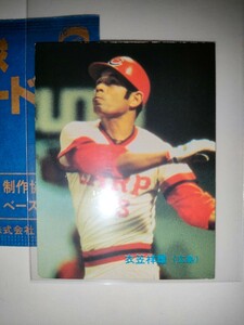 衣笠祥雄　86 カルビープロ野球チップス No.37　広島東洋カープ