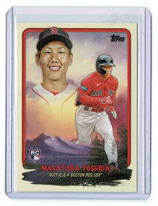 オンライン限定【吉田正尚 Masataka Yoshida】2023 Topps X Bob Ross The Joy of Baseball #BT-7 ★ Red Sox レッドソックス ★ RC